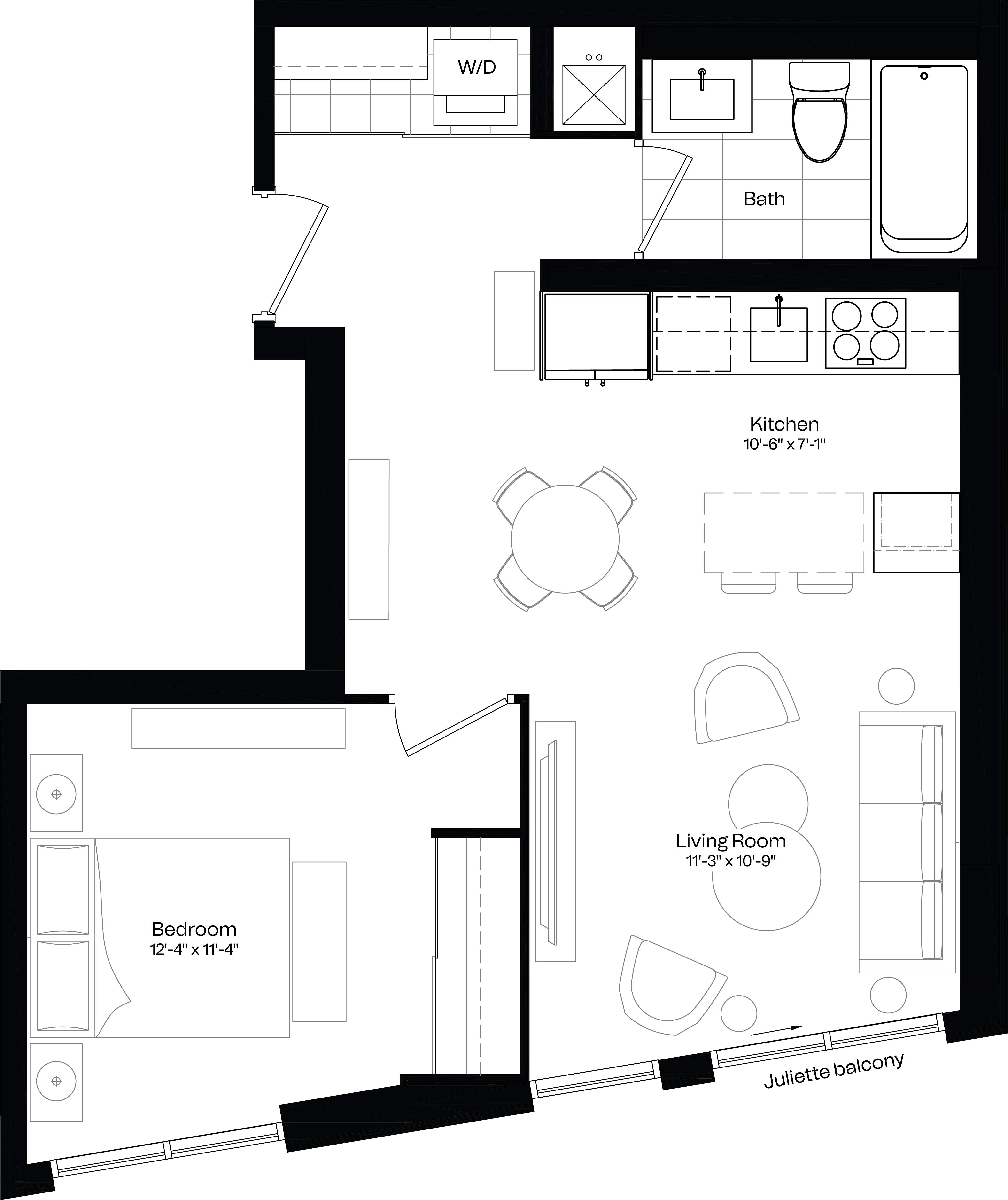 Floorplans | Courcelette | Official Website | Condos from the Mid $600's